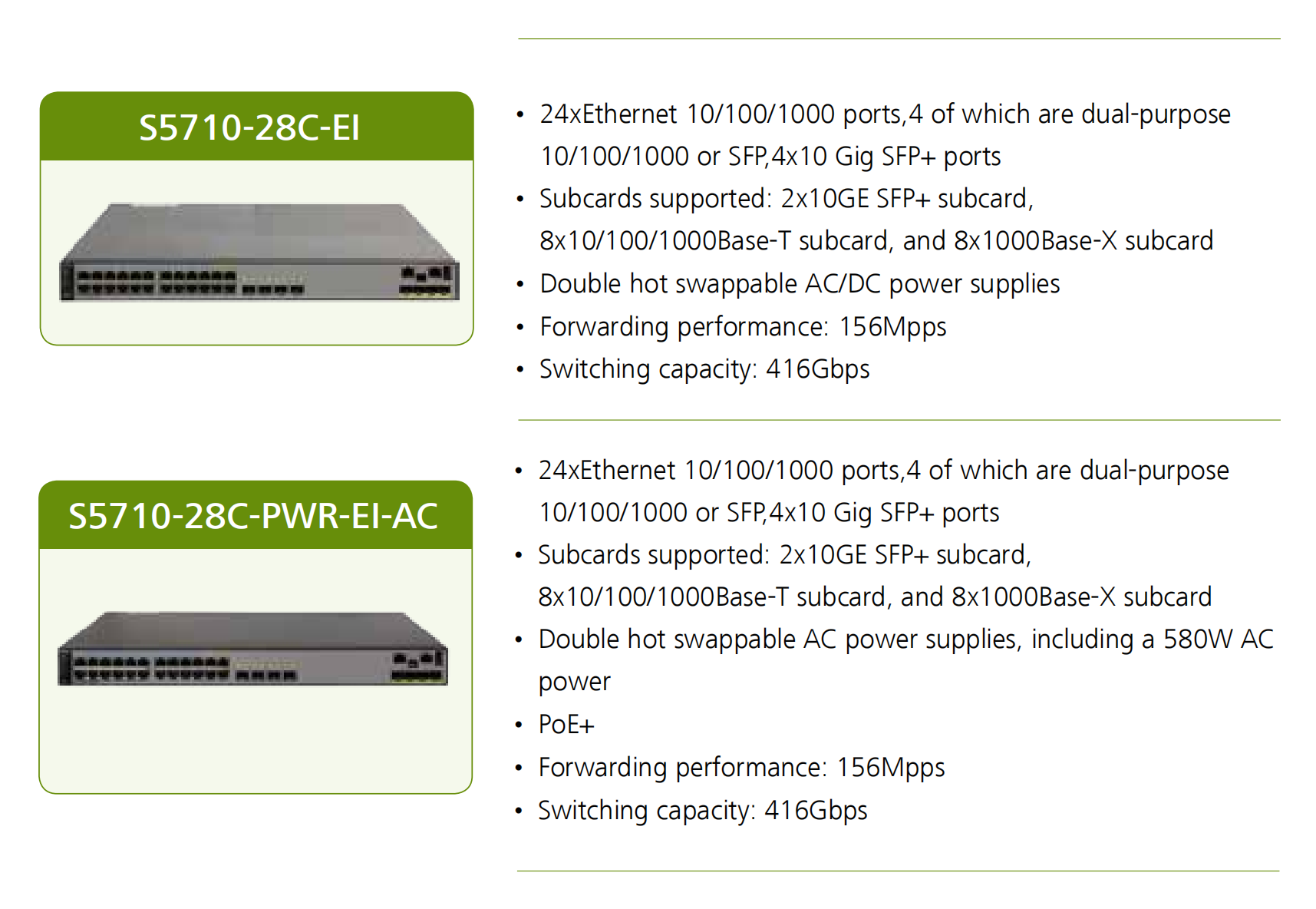 5700-ei serie switches (1)