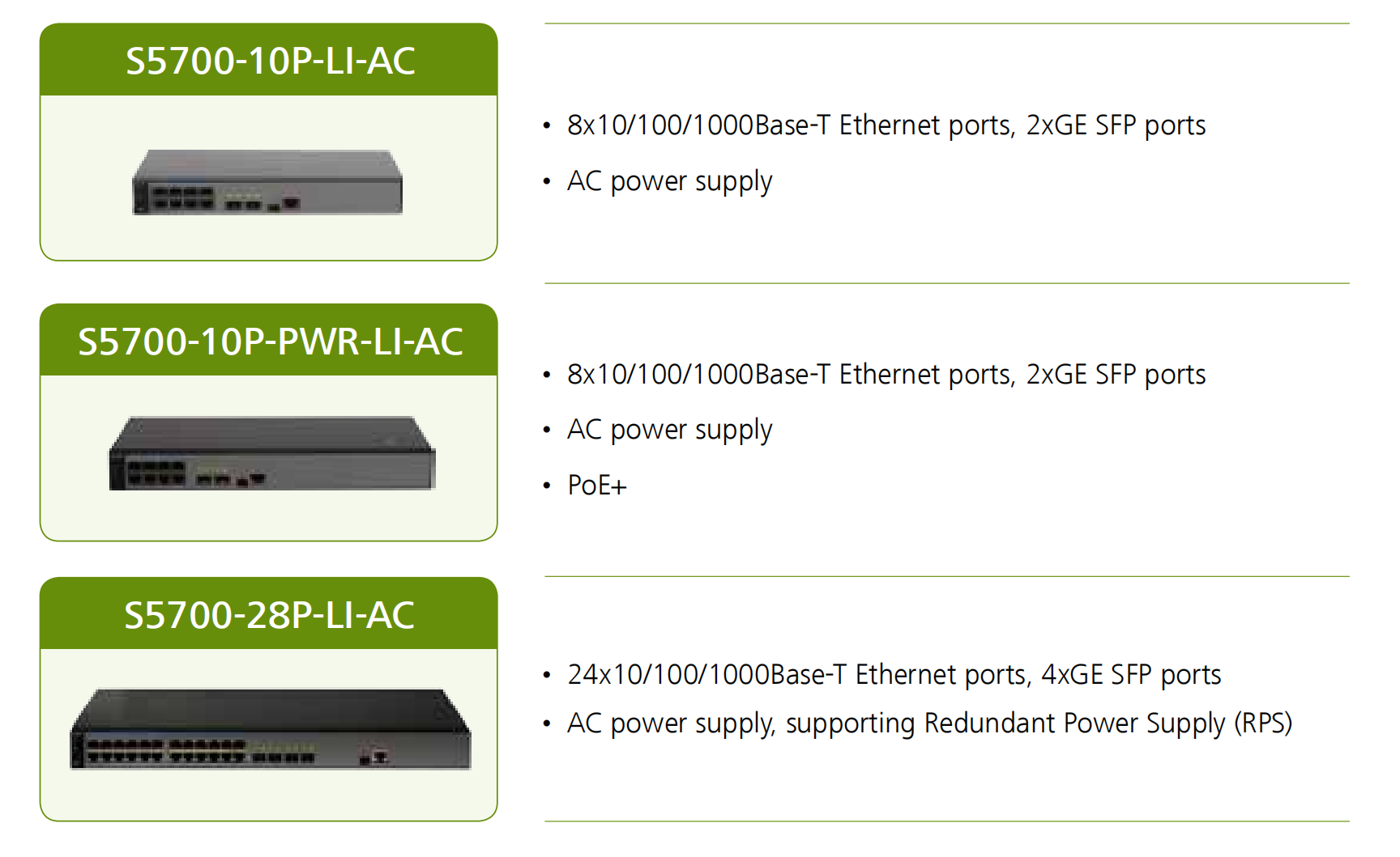 Interruttori HUAWEI S5700-LI (1)