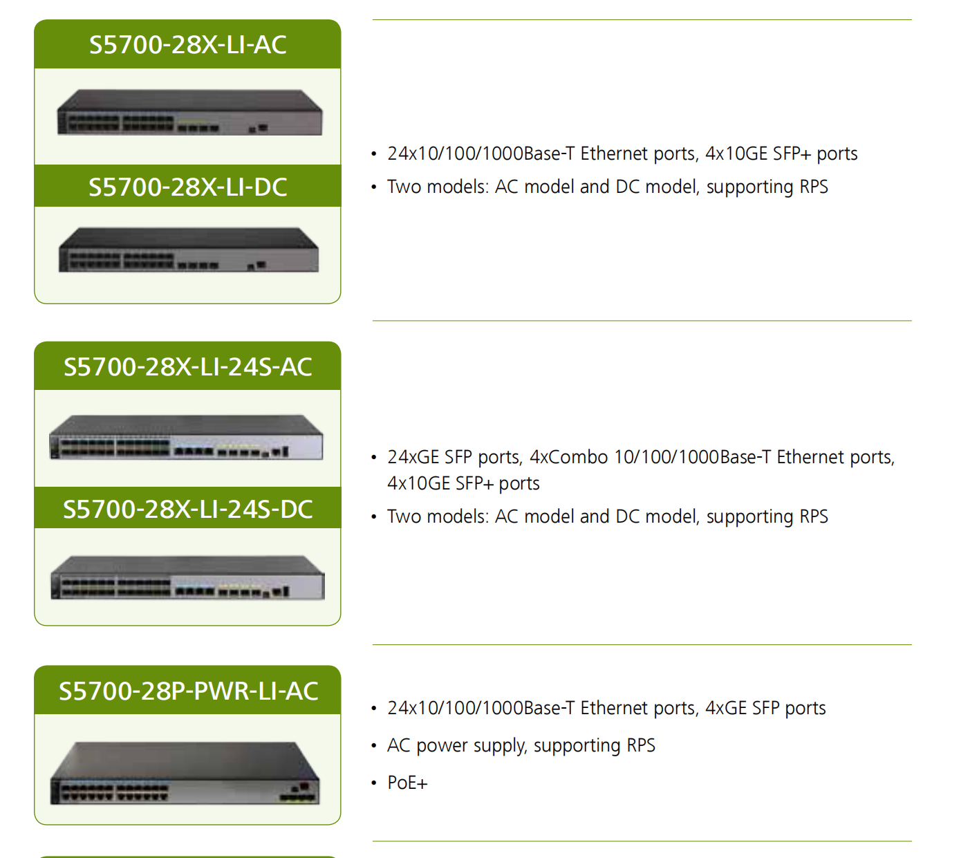 HUAWEI S5700-LI Switches (2)