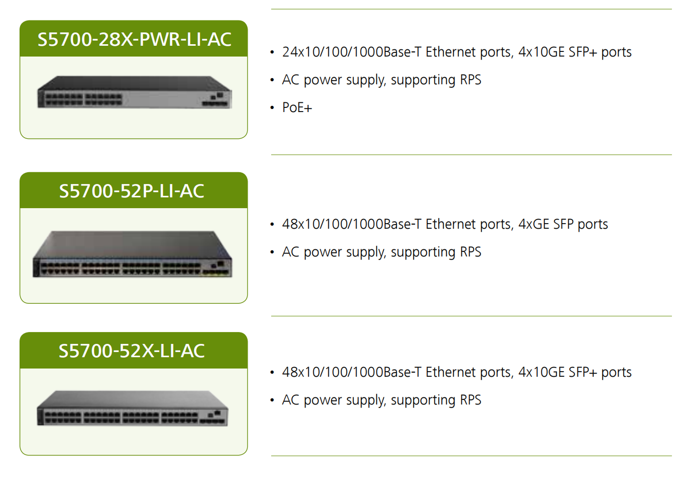 HUAWEI S5700-LI Switches (3)